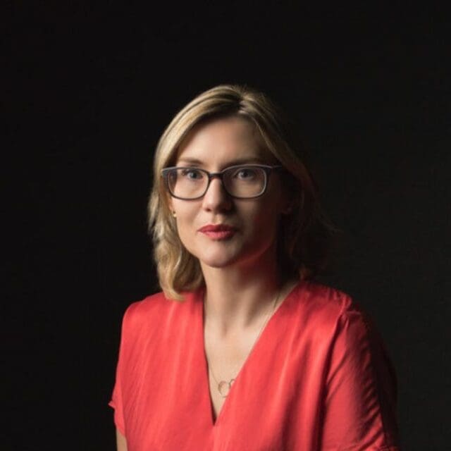 Zoe Somerville Zoe Somerville is a PWA mentor/tutor. She has shoulder length blonde hair and is wearing glasses.